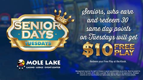 mole lake casino promotions.